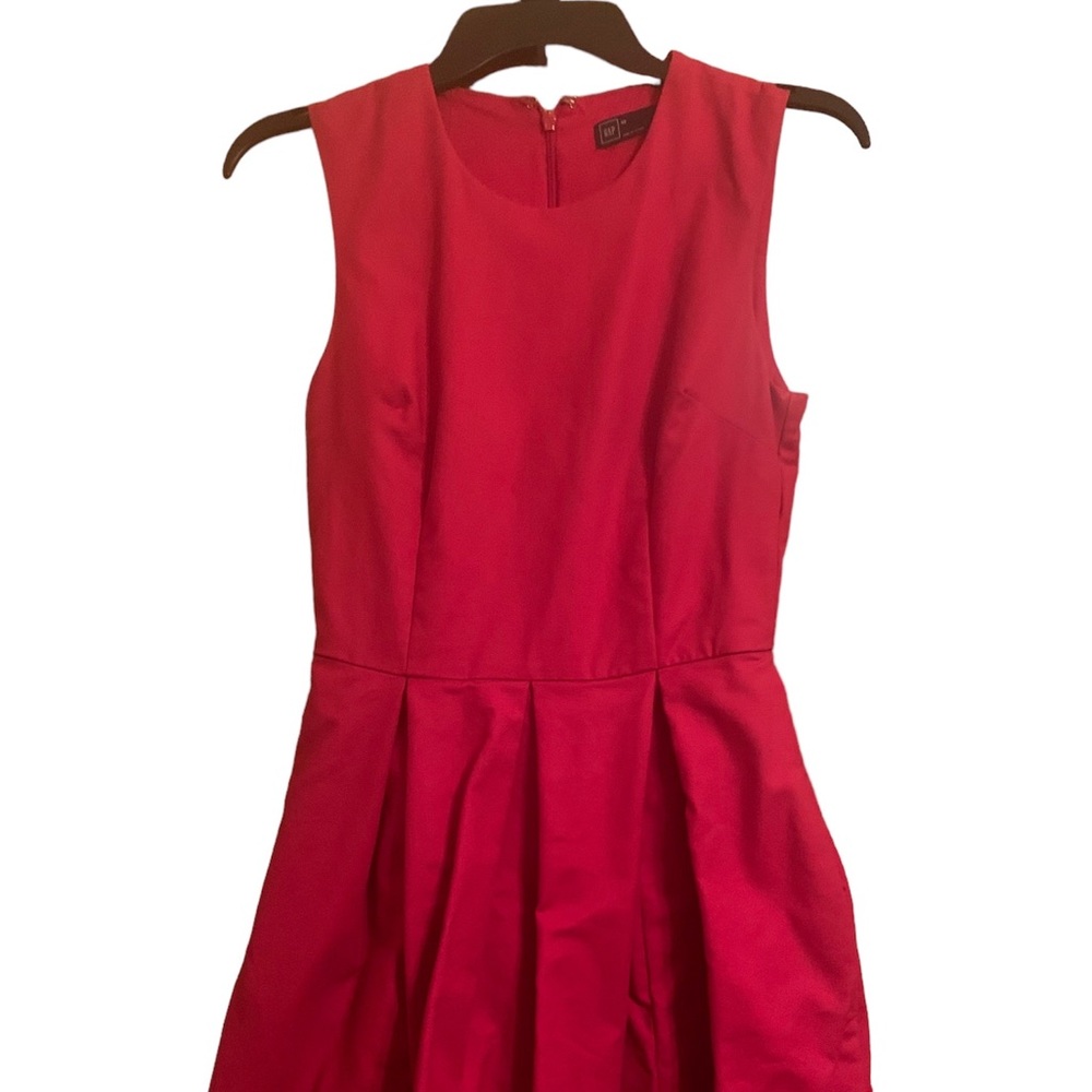 GAP Red Fit-and-flare Dress - 2
